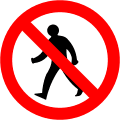 No Pedestrians