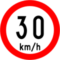 Speed Limit (30 km_h)