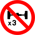 Prohibited Number of Axles