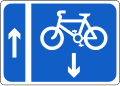 Contra-flow Cycle Track