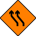 Move to Left (Two Lanes)