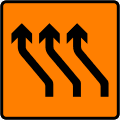 Move to Left (Three Lanes)
