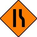 Road Narrows on Right