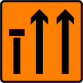 Lane 1 of 3 Closed (Level 3)