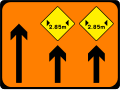 Lanes 2 & 3 of 3 Narrow (advance)