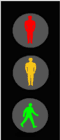 3 aspect pedestrian signal