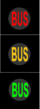 3 aspect bus traffic signal