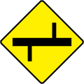 Staggered Crossroads Ahead - Right