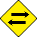 Two-way Traffic Crossing