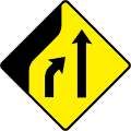Lane Loss (Two to One Lane) - Left