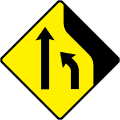 Lane Loss (Two to One Lane) - Right