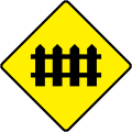 Level Crossing With No Flashing Red Signals