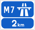 Start of Motorway Ahead