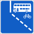 Start of Offside With-Flow Bus Lane