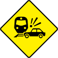 Level Crossing with No Flashing Red Signal – User Operated